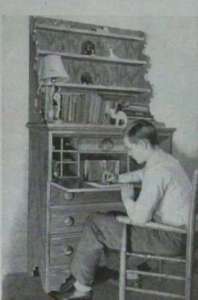 Boys Secretary Desk/Dresser 1944 HowTo build PLANS  