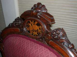 Victorian Inlaid Rosewood Side Chair