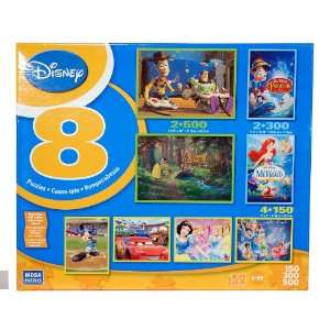  Disney 8 In 1 Multi Pack Boxed Puzzles Featuring Snow 