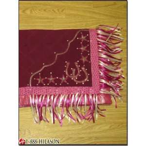   Western Show Barrel Racing Rodeo Saddle Blanket Pad: Sports & Outdoors