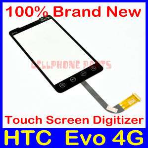 HTC Evo 4G Touch Screen Glass Digitizer Len Replacement  