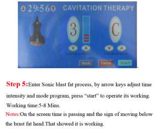 Cavitation Vacuum Ultrasonic Liposuction Slimming Beauty Machine 40K 