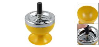 Collectable Push Down Spin Top Spinning Metal Ashtray  