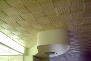 Wood Look Finish Styrofoam/PVC Ceiling Tile  G4A Kubizm  