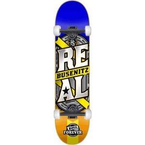  Real Busenitz Topshelf Premium Complete Skateboard   8.25 