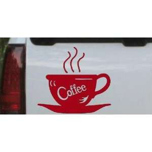  Red 16in X 14.4in    Coffee Cup Cafe Restaurant Business 
