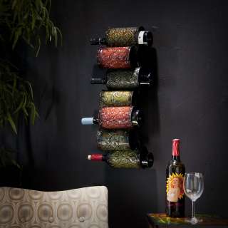 SEI Grazia Wall Art Mount Wine Rack Storage HZ1017 0 37732 01017 5 