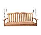 Person Double Seater Acacia Wooden Porch Swing Seat + Hardware