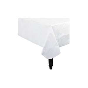  Plastic Rectangular Reusable Table Cover 54x108 (3pcs)   White 