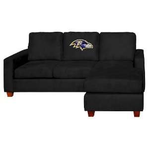    Home Team NFL Baltimore Ravens Front Row Sofa: Sports & Outdoors