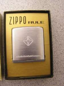 Vintage Zippo Rule Tape Measure Atlantic Richfield Company  