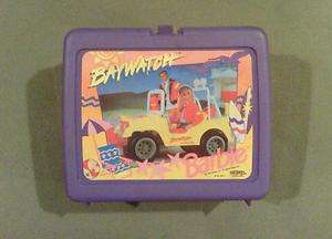 BAYWATCH BARBIE   Vintage Plastic Lunchbox   1995  