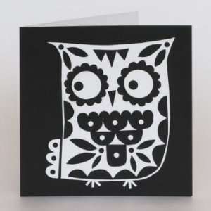  Lisa Jones Studio Olaf Owl Recycled Greeting Card