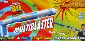 New Splat Ball Multiblaster Gun & Water Target Game  
