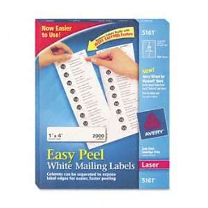  NEW Easy Peel Laser Address Labels, 1 x 4, White, 2000/Box 