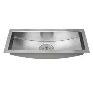   Stainless Steel Curved Bottom Trough Sink   22