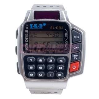 New Rare TV/DVD Remote Control Calculator Backlight Wrist Watch  