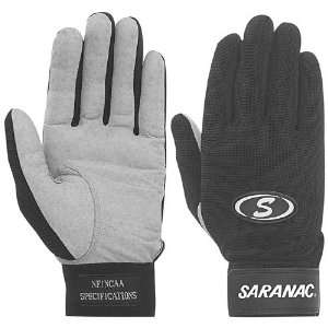    Saranac Tackified Adult Football Receiver Gloves