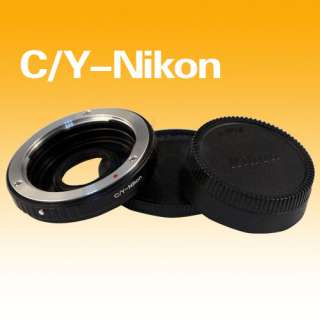   Lens to Nikon mount Camera Body Adapter C/Y Nikon with Glass  