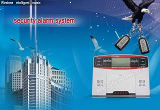   GSM Home Security System Auto dial LCD Burglar Fire Alarm House HS09