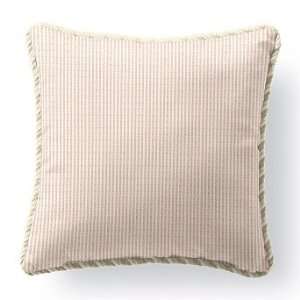  Outdoor Square Pillow in Logic White with Cording   20 sq 
