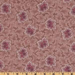  44 Wide Josephine Flower Bunches Mauve Fabric By The 