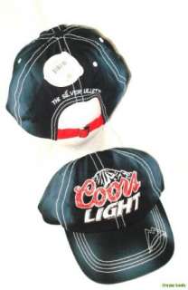 Coors Light Baseball Hat Cap Dark Blue NEW  