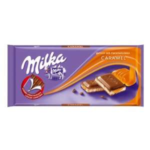 Milka Milk Chocolate with Caramel Grocery & Gourmet Food