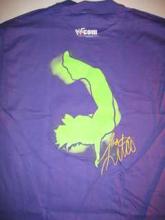 WWE Diva LITA Hot Purple Signature T shirt Vintage  