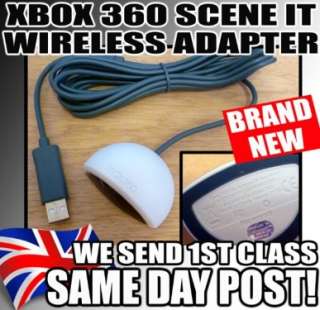 Microsoft Xbox 360   Scene It   USB Wireless Receiver adapter   Only 