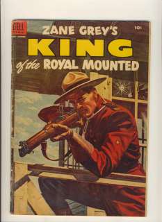 KING OF THE ROYAL MOUNTED #16 DELL COMICS ZANE GREYS  