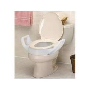   Safe Elevated Toilet Seat with Arms Elongated