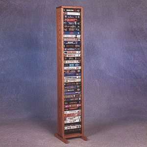  40 VHS Storage Rack Finish Dark Electronics