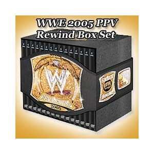    2005 REWIND BOX SET SEALED WWE WRESTLING DVD 